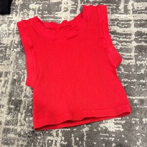 Free People Sleeveless Cropped Tank